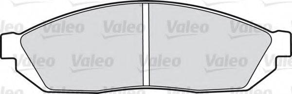 VALEO 551522 Комплект гальмівних колодок, дискове гальмо