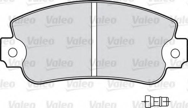VALEO 540072 Комплект гальмівних колодок, дискове гальмо
