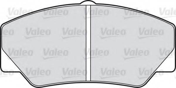 VALEO 540407 Комплект гальмівних колодок, дискове гальмо
