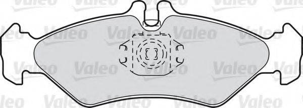 VALEO 598045 Комплект гальмівних колодок, дискове гальмо