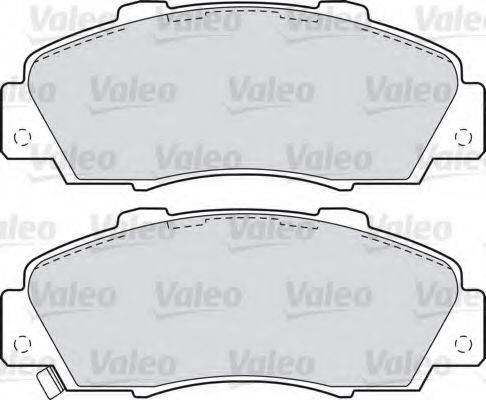 VALEO 598627 Комплект гальмівних колодок, дискове гальмо