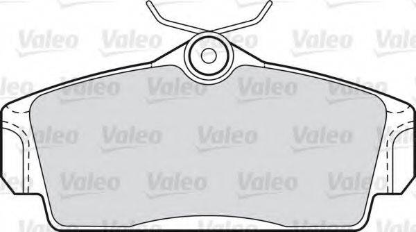 VALEO 598450 Комплект гальмівних колодок, дискове гальмо