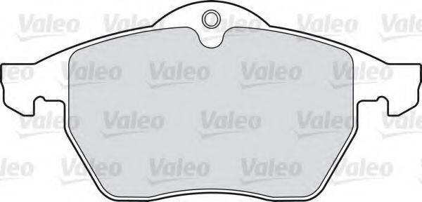 VALEO 598475 Комплект гальмівних колодок, дискове гальмо