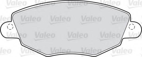 VALEO 598433 Комплект гальмівних колодок, дискове гальмо