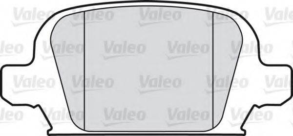 VALEO 598457 Комплект гальмівних колодок, дискове гальмо