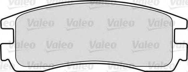 VALEO 598459 Комплект гальмівних колодок, дискове гальмо