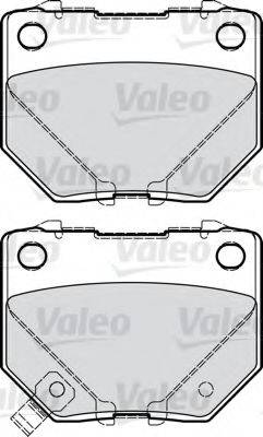 VALEO 598916 Комплект гальмівних колодок, дискове гальмо