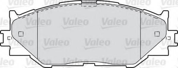 VALEO 601035 Комплект гальмівних колодок, дискове гальмо