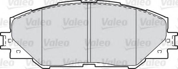 VALEO 601037 Комплект гальмівних колодок, дискове гальмо