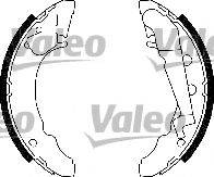 VALEO 554853 Комплект гальмівних колодок