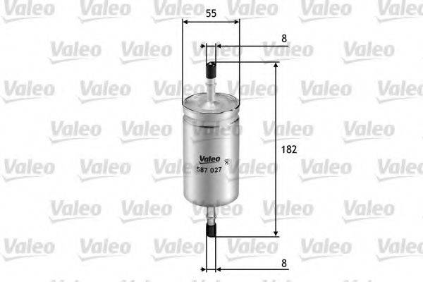 VALEO 587027 Паливний фільтр