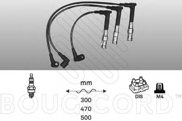 BOUGICORD 7222 Комплект дротів запалювання