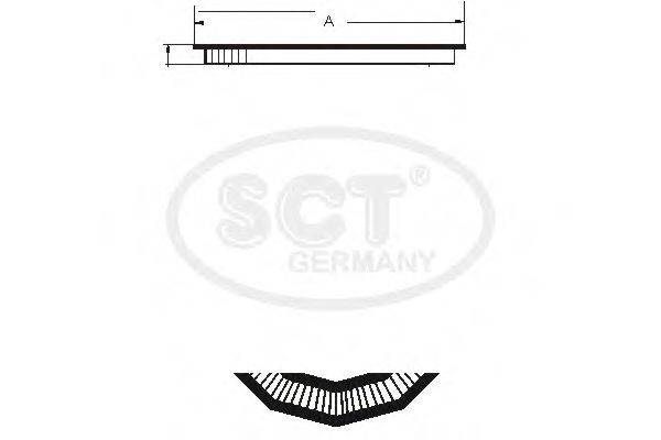 SCT GERMANY SB078 Повітряний фільтр