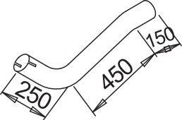 Труба вихлопного газу DINEX 52103 Труба вихлопного газу DINEX 52103