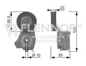 FLENNOR FA99071 Натяжна планка, полікліновий ремінь