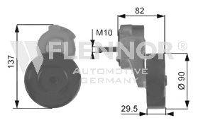 FLENNOR FS99267 Натяжний ролик, полікліновий ремінь