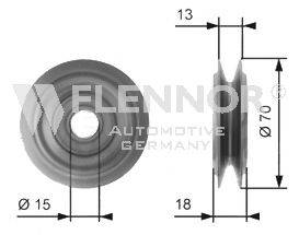 FLENNOR FU20998 Паразитний / Ведучий ролик, клиновий ремінь