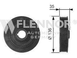 FLENNOR FVD99550 Ремінний шків, колінчастий вал