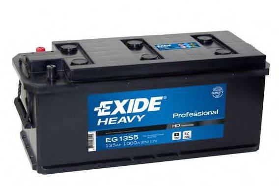EXIDE EG1355 Стартерна акумуляторна батарея; Стартерна акумуляторна батарея