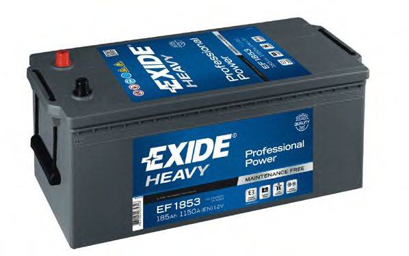 EXIDE EF1853 Стартерна акумуляторна батарея; Стартерна акумуляторна батарея