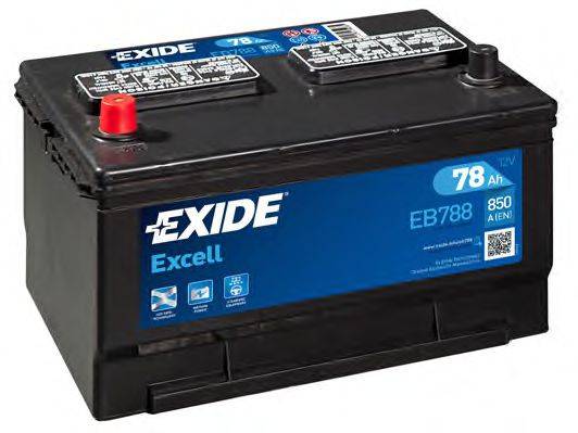 EXIDE EB788 Стартерна акумуляторна батарея; Стартерна акумуляторна батарея