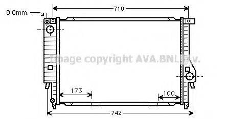 AVA QUALITY COOLING BW2133 Радіатор, охолодження двигуна