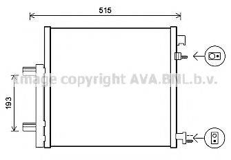 AVA QUALITY COOLING DWA5140D Конденсатор, кондиціонер