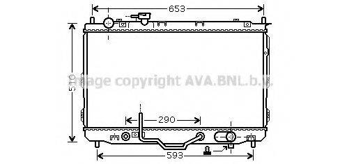 AVA QUALITY COOLING KA2096 Радіатор, охолодження двигуна
