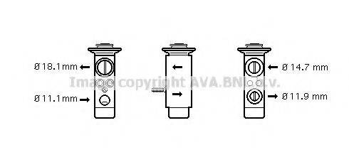 AVA QUALITY COOLING MS1112 Розширювальний клапан, кондиціонер