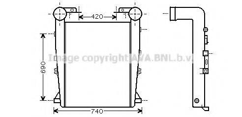Інтеркулер AVA QUALITY COOLING RE4033 Інтеркулер AVA QUALITY COOLING RE4033