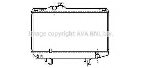 AVA QUALITY COOLING TO2107 Радіатор, охолодження двигуна