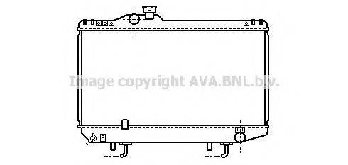 AVA QUALITY COOLING TO2153 Радіатор, охолодження двигуна