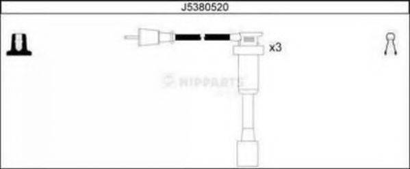 NIPPARTS J5380520 Комплект дротів запалювання
