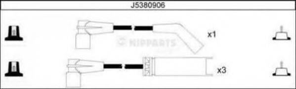 NIPPARTS J5380906 Комплект дротів запалювання