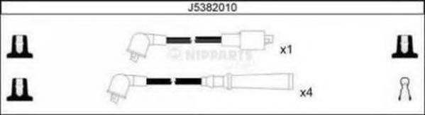 NIPPARTS J5382010 Комплект дротів запалювання