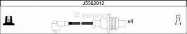 NIPPARTS J5382012 Комплект дротів запалювання