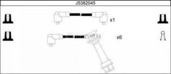 NIPPARTS J5382045 Комплект дротів запалювання