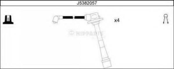 NIPPARTS J5382057 Комплект дротів запалювання