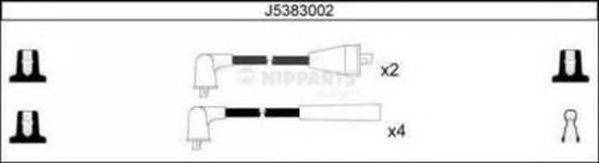 NIPPARTS J5383002 Комплект дротів запалювання