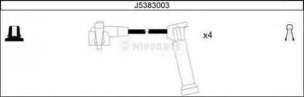 NIPPARTS J5383003 Комплект дротів запалювання