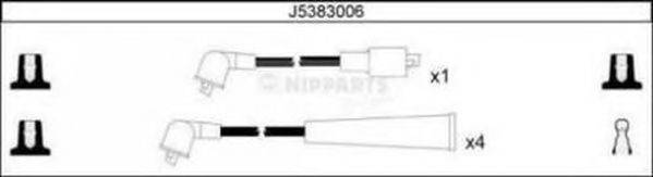 NIPPARTS J5383006 Комплект дротів запалювання