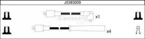 NIPPARTS J5383009 Комплект дротів запалювання