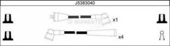 NIPPARTS J5383040 Комплект дротів запалювання
