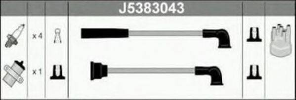 NIPPARTS J5383043 Комплект дротів запалювання