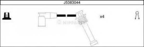 NIPPARTS J5383044 Комплект дротів запалювання