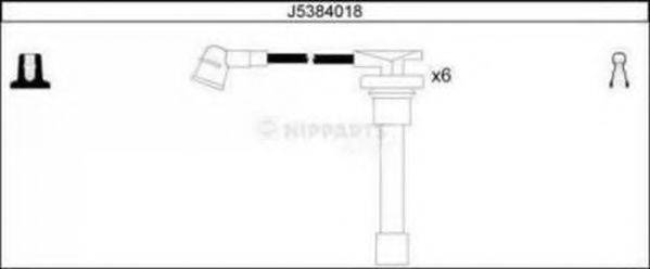 NIPPARTS J5384018 Комплект дротів запалювання