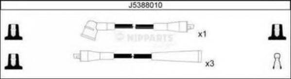 NIPPARTS J5388010 Комплект дротів запалювання