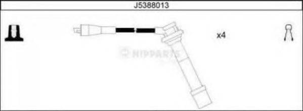 NIPPARTS J5388013 Комплект дротів запалювання
