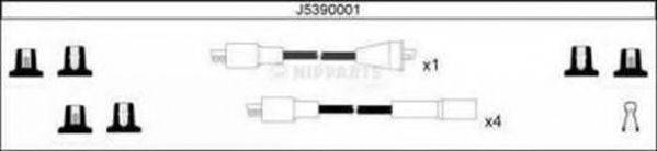 NIPPARTS J5390001 Комплект дротів запалювання