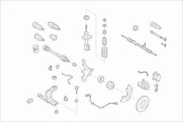 ZF PARTS VWPASSAFZ009 Рульове управління; Підвіска колеса